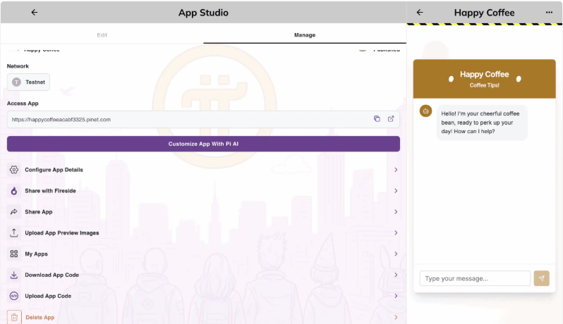 Pi Network对Pi App Studio进行更新:代码下载/上传功能和用户体验改进(公告时间:2025 年 11 月 14 日)